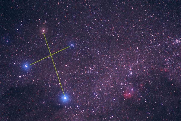 Fixed-Stars-Mimosa-and-Acrux-in-Constellation-Crux-scorpio-full-moon