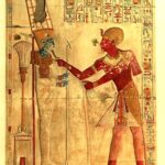 Amun depicted with Seti I in the temple and Chapel at Abydos. Grand Earth Trine? Is Money About to Flow While You Sleep