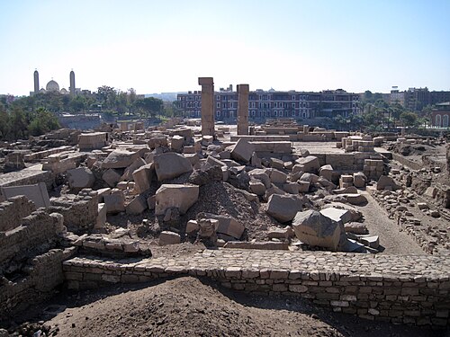 Remains of the temple house of the Khnum Temple on Elephantine Island in Aswan, Egypt, Letting Go Isn’t Black or White - Healing, Attachment & Moving On